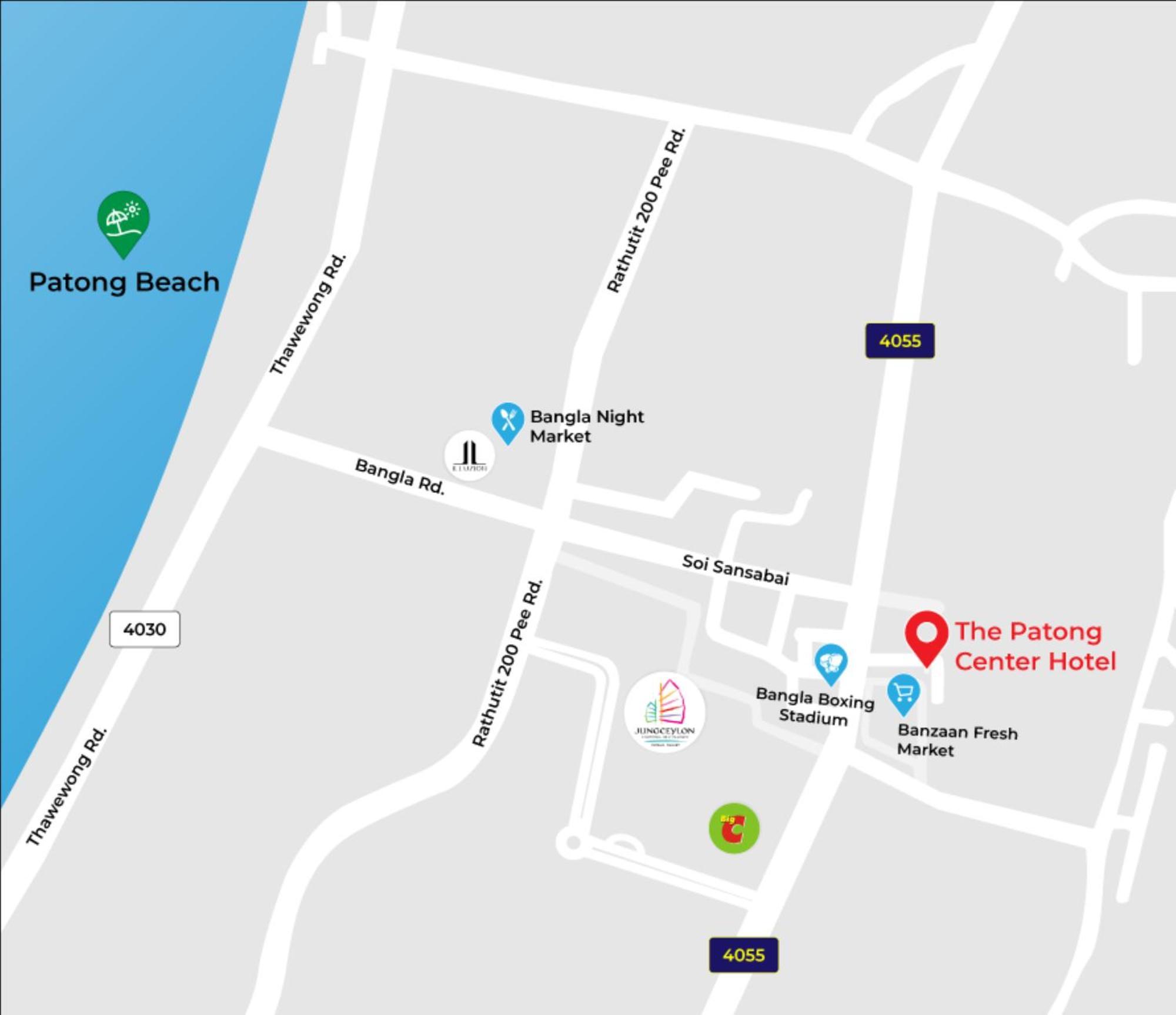 The Patong Center Hotel Exteriör bild